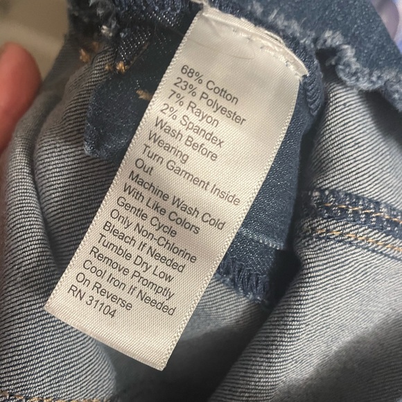 Girls Denim Overall Dress by True Craft-very good condition-Size 6x - Picture 14 of 14